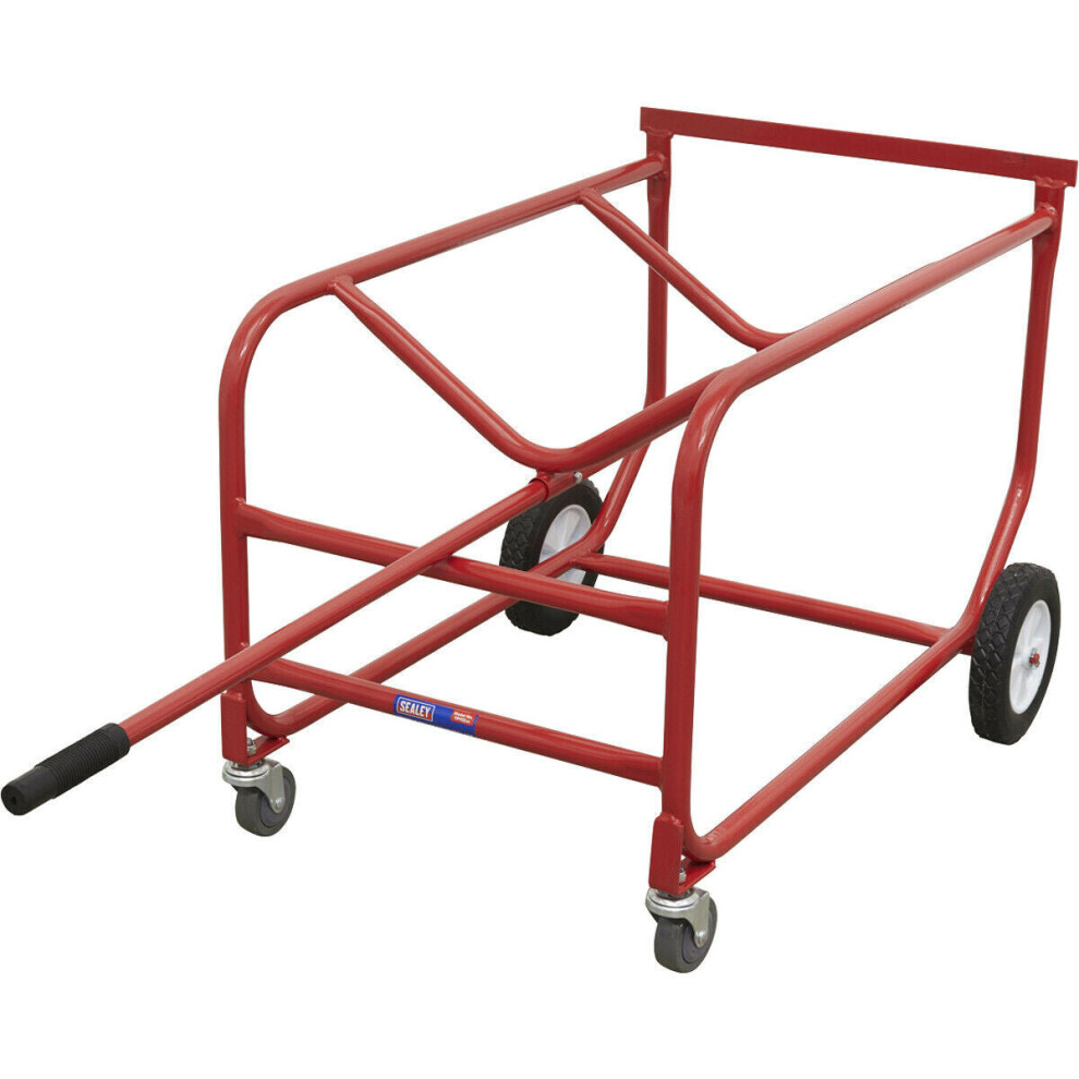 Loops Mobile 205L Drum Stillage - Heavy Duty Tyres & Castors - Horizontal Drum Storage