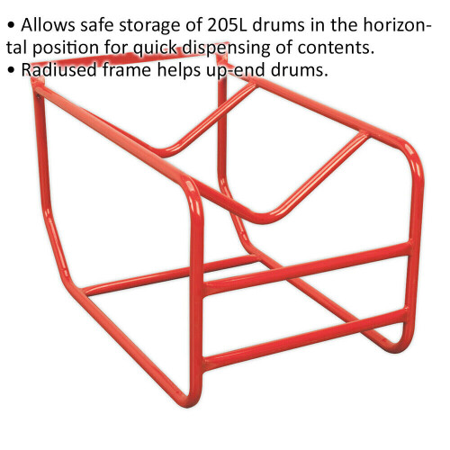 Loops 205L Drum Stillage - Horizontal Oil Drum Storage Unit - Quick Dispenser 1