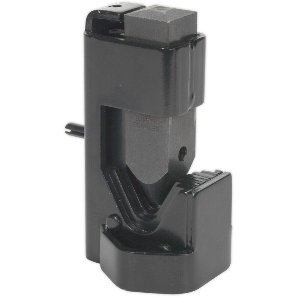 Battery Terminal Crimping Tool - Spring Controlled Punch - Wide Throat