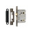 Loops Locking Bathroom Door Sashlock Latch Square Forend 76mm Matt Bronze 4