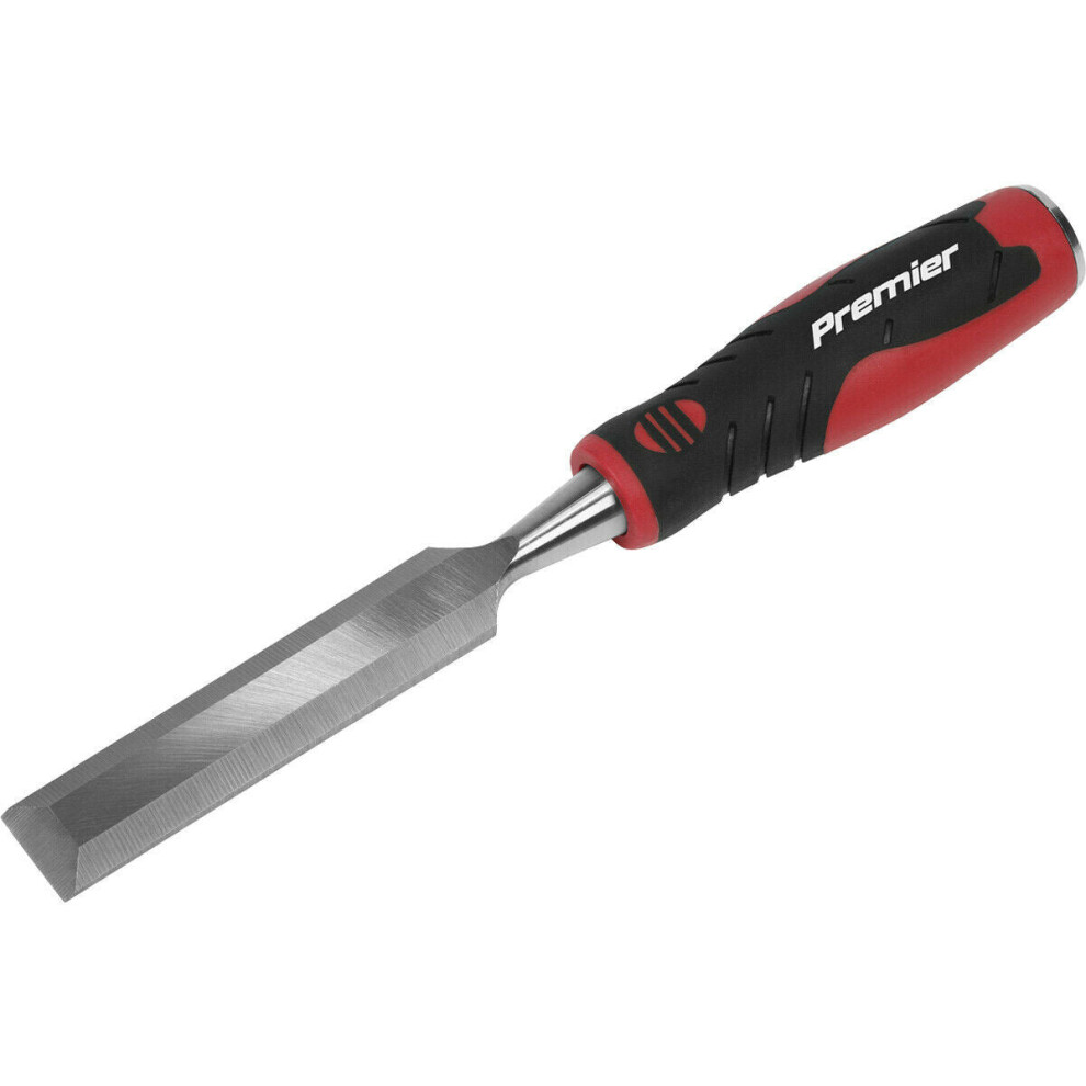 Loops 25Mm Hammer-Thru Wood Chisel - Bevel Edged Blade - Chrome Vanadium Steel