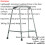 Loops Lightweight Aluminium Walking Frame - 680 to 780mm Adjustable Height - Small 2