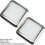 Loops Square LED Plinth Light Kit 2 WARM WHITE Spotlights Kitchen Bathroom Floor Panel 3