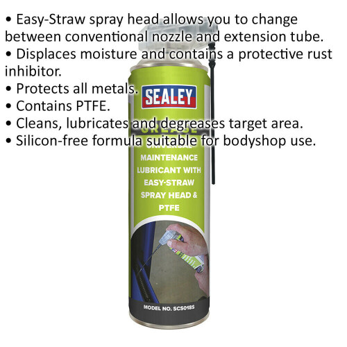 Loops 500ml Universal Maintenance Lubricant with Application Tube - Contains PTFE 1