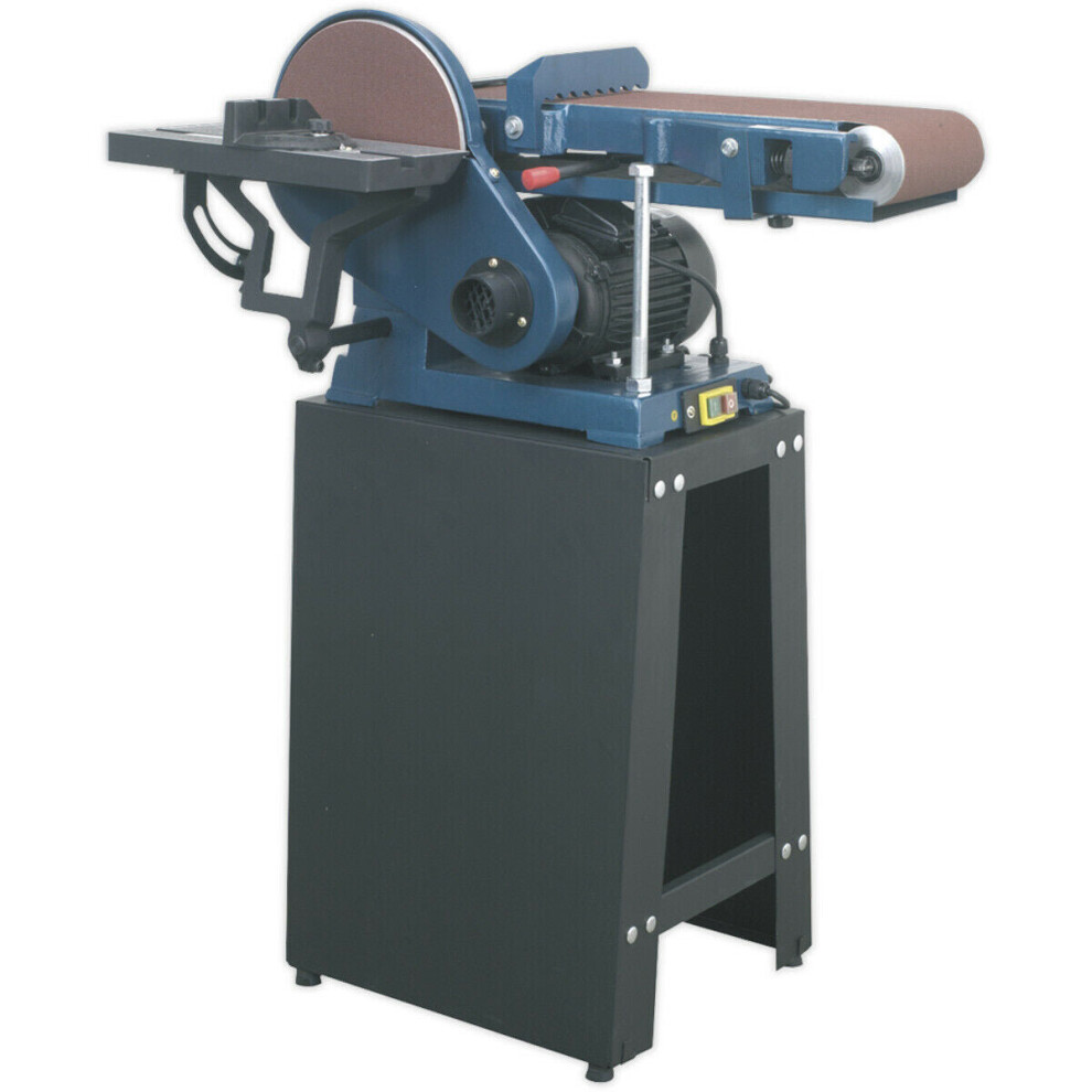 PRO Standing Floor Mounted Disc & Belt Sander - 500W 230V - 1220 x 150mm & 230mm