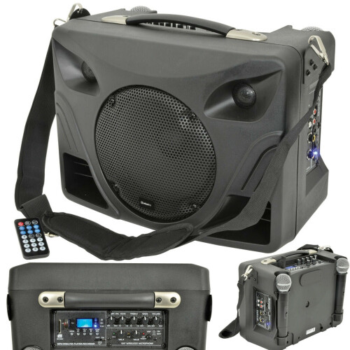 Loops 50W Portable Outdoor PA Speaker System Mobile Wireless Microphone Active Music 2