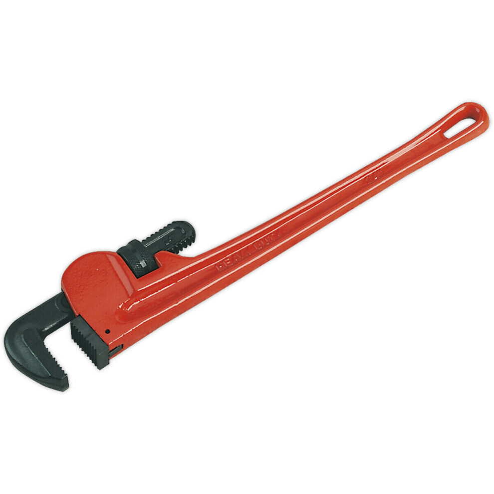 610mm Cast Steel Pipe Wrench - European Pattern - 13-75mm Carbon Steel Jaws