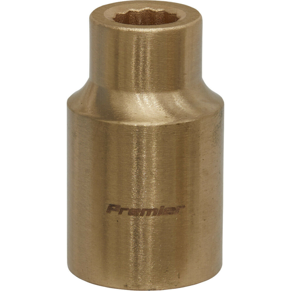 9mm Non-Sparking WallDrive Socket - 1/2" Square Drive - Beryllium Copper