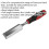 Loops 38mm Hammer-Thru Wood Chisel - Bevel Edged Blade - Chrome Vanadium Steel 2