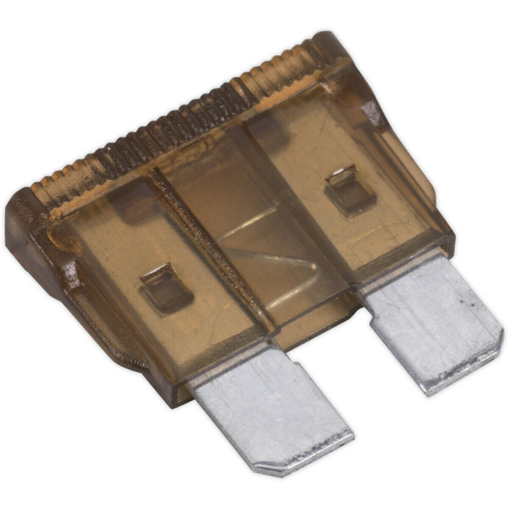Loops 50 Pack 7.5 Amp Automotive Standard Blade Fuse - 7.5A Auto Vehicle Car Fuse
