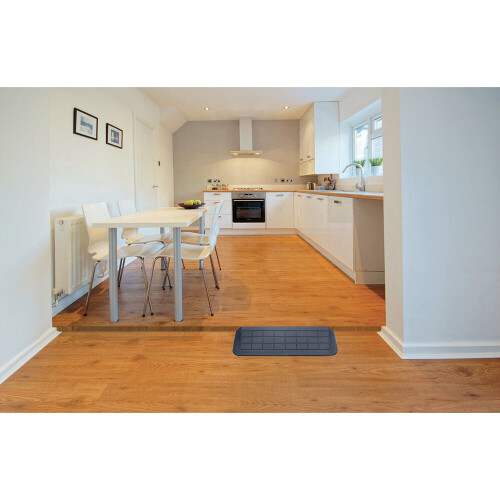 Loops Threshold Edge Slip Resistant Rubber Ramp - 45 x 1280 x 460mm - Easy Install 2