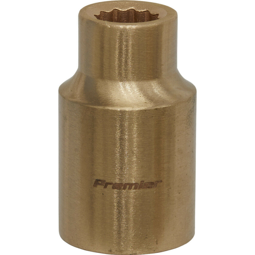 10mm Non-Sparking WallDrive Socket - 1/2" Square Drive - Beryllium Copper