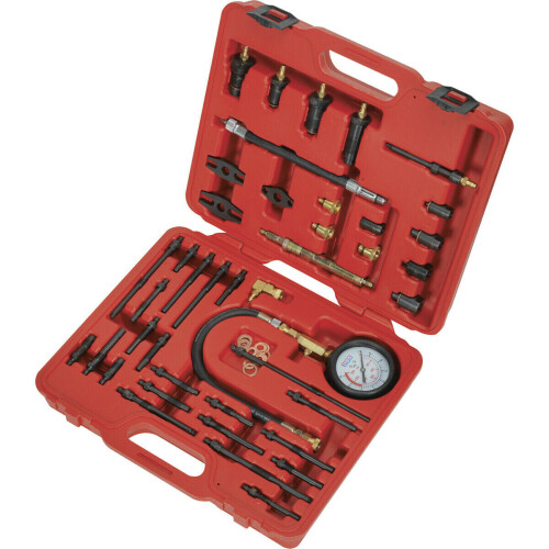 Loops Master Compression Test Kit - Diesel & Petrol Vehicles - 600 psi Gauge - Case 2