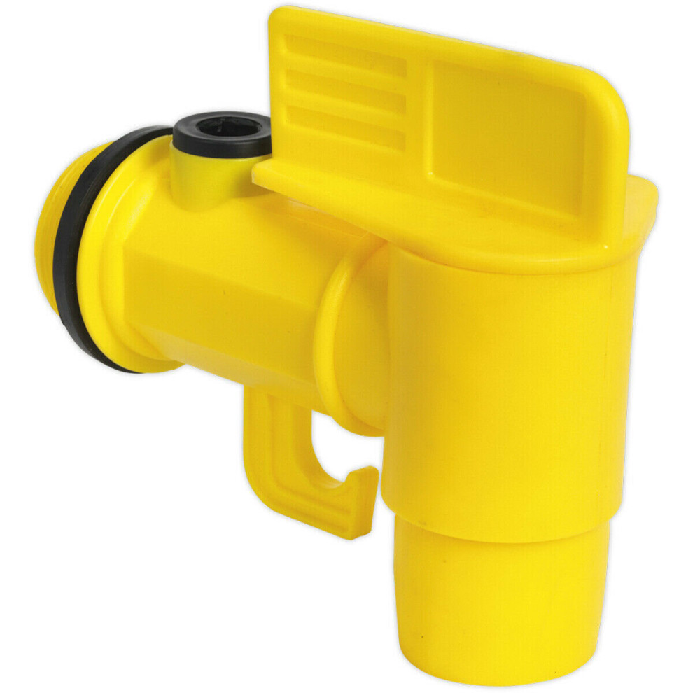 Loops Lockable Drum Tap - 2" Bsp Thread - Ept Gasket - Padlock Hole - Polyethylene