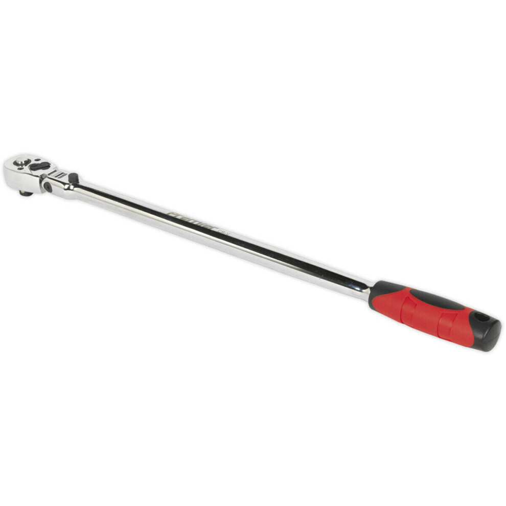 Loops 455Mm Extra-Long Flexi-Head Ratchet Wrench - 3/8" Sq Drive - 72-Tooth Pear Head