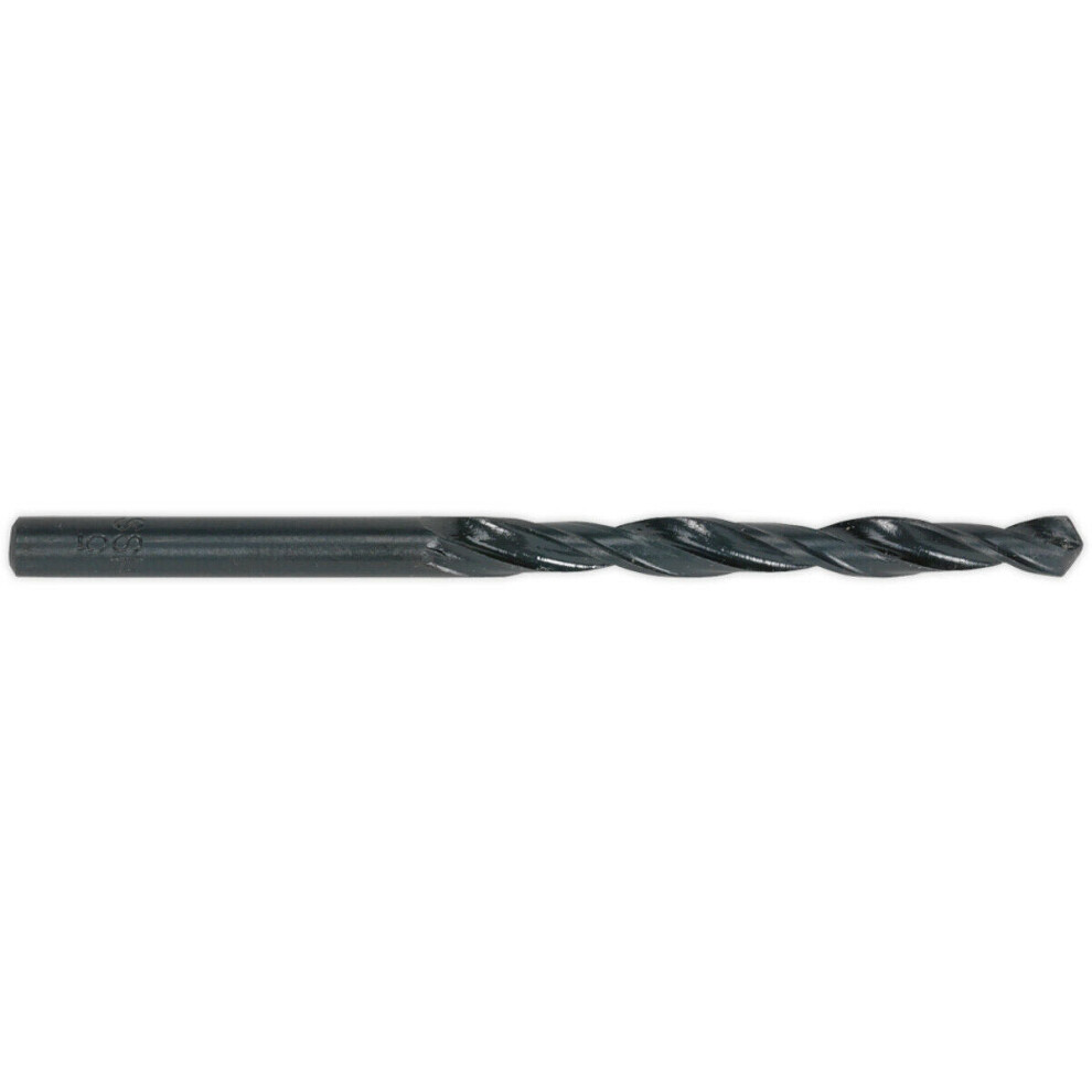 10 Pk 3/16 Inch Roll Forged HSS Drill Bit - Suitable for Hand and Pillar Drills
