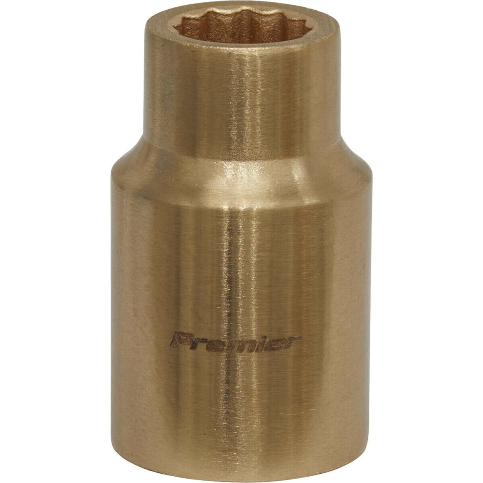 11mm Non-Sparking WallDrive Socket - 1/2" Square Drive - Beryllium Copper