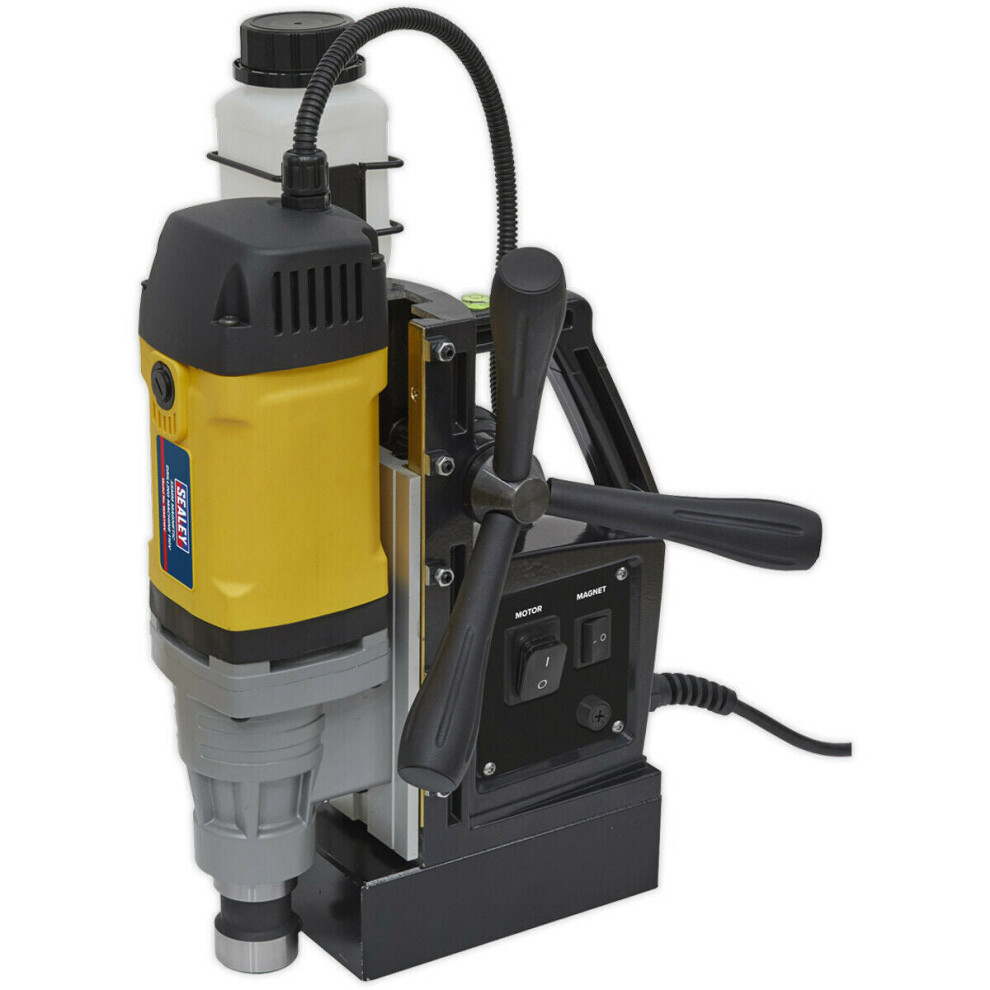 Photos - Drill / Screwdriver 35mm Magnetic Drilling Machine - 10mm Twist Drill Chuck - Safety Strap - 110V Lightweight-Compact-Magnesium-Alloy-Coolant-Sy