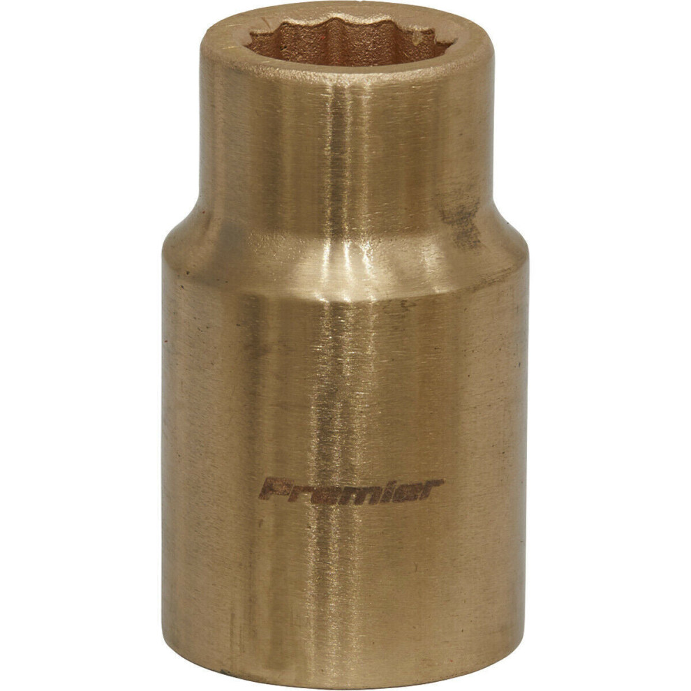 12mm Non-Sparking WallDrive Socket - 1/2" Square Drive - Beryllium Copper