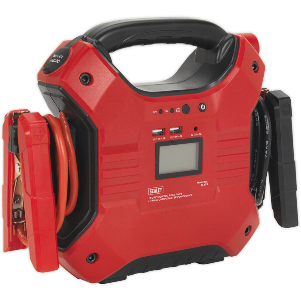 1200A Jump Starter Power Pack - Lithium-ion Battery - Overload Protection-image-OPC-P8WM272-NEW