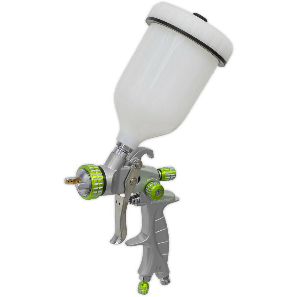 Premium Lvlp Gravity Fed Spray Gun / Airbrush - 1.4Mm Nozzle Paint Basecoat 5056524286708