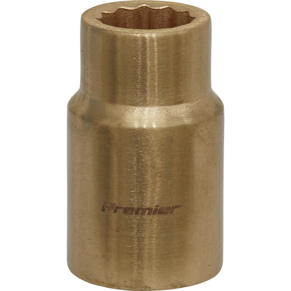 13mm Non-Sparking WallDrive Socket - 1/2" Square Drive - Beryllium Copper