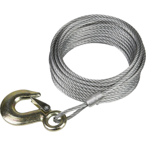 Loops 10m Winch Cable - 900kg Capacity - Suitable For ys04587 Geared Hand Winch 2