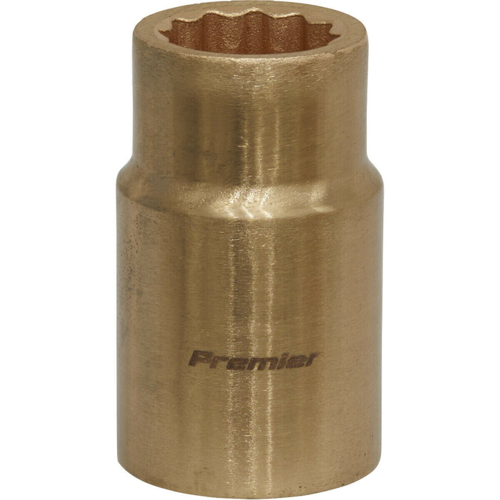 Loops 14Mm Non-Sparking Walldrive Socket - 1/2" Square Drive - Beryllium Copper