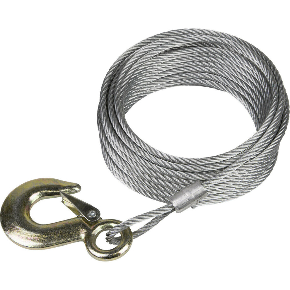 10m Winch Cable - 900kg Capacity - Suitable For ys04587 Geared Hand Winch