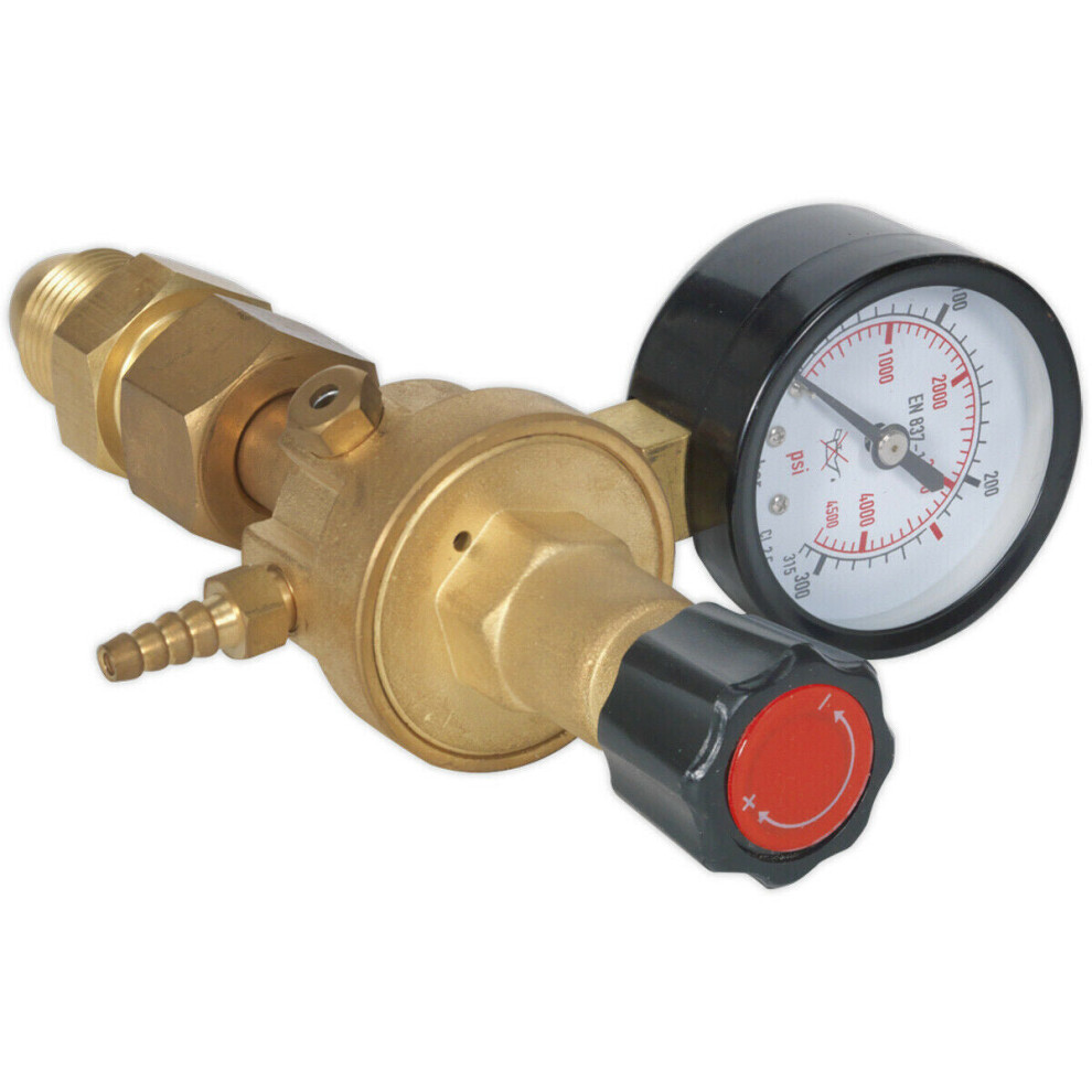 Industrial MIG Gas Regulator with Gauge - 4bar Max. Pressure - MIG Welding