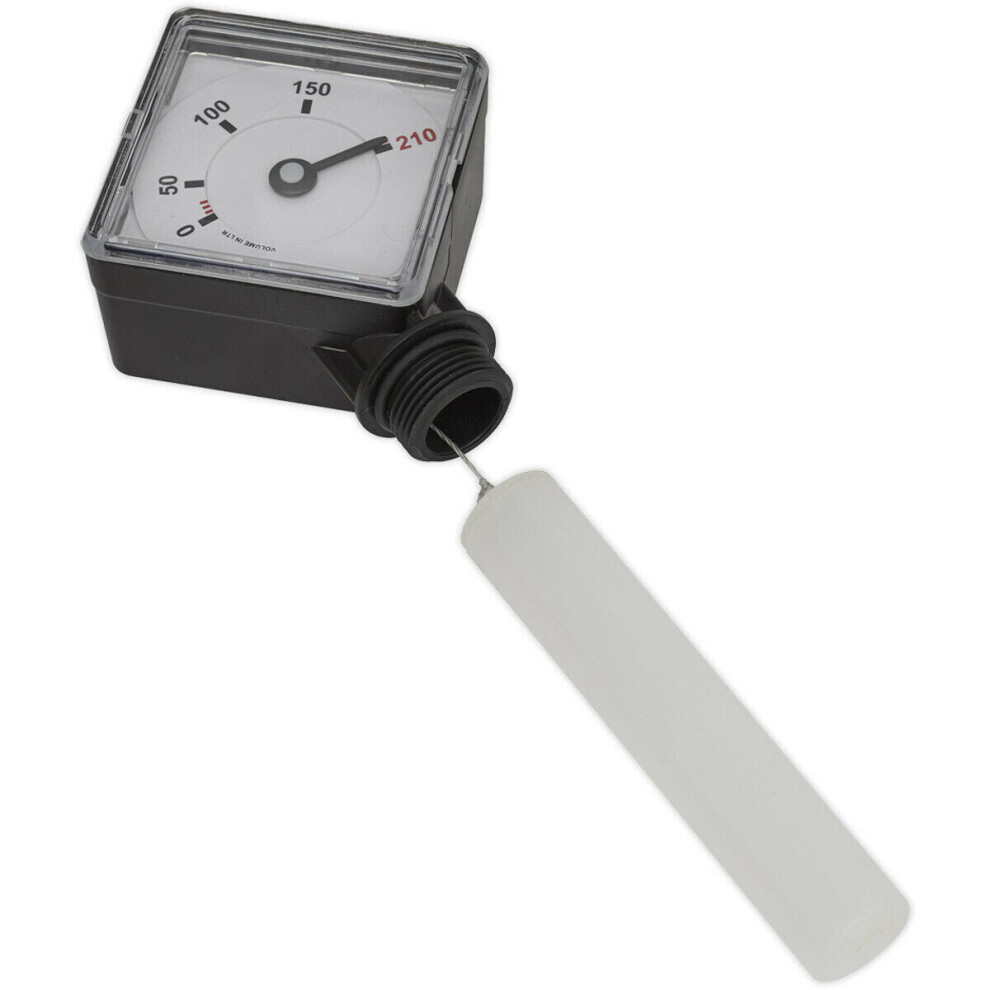 Drum Fluid Level Indicator - 3/4" BSP - Indicator Gauge - Water Filled Float