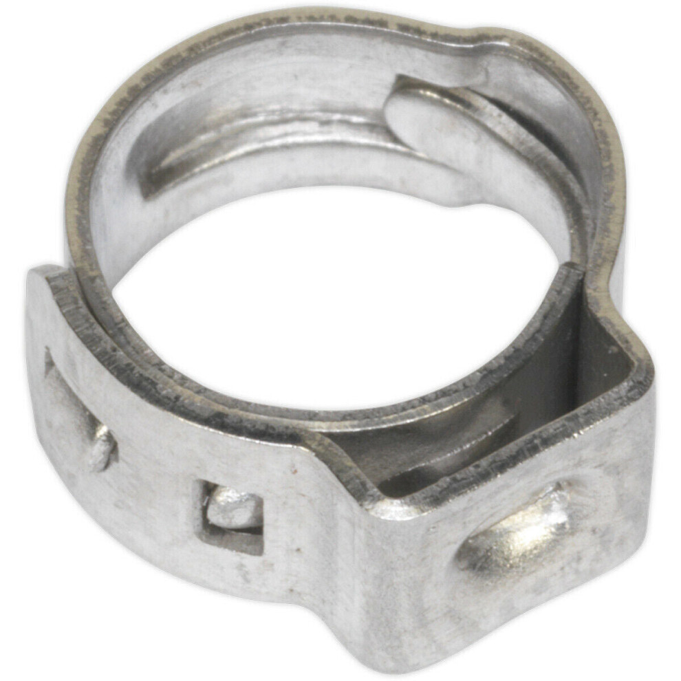 25 Pack Stainless Steel Single Ear O-Clip - 7Mm To 8.5Mm Diameter - Fixing 5056524292198