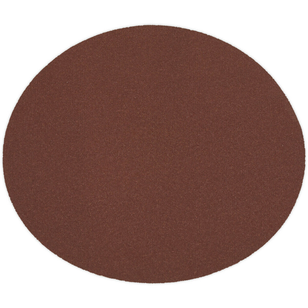 Loops 305Mm Hook & Loop Sanding Disc - 80 Grit - Aluminium Oxide Round Grinding Sheet