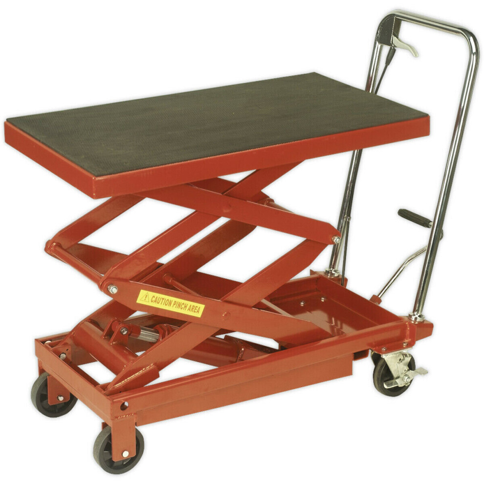 Loops Heavy Duty Hydraulic Platform Truck - 400Kg Limit - Safety Release - High Lift