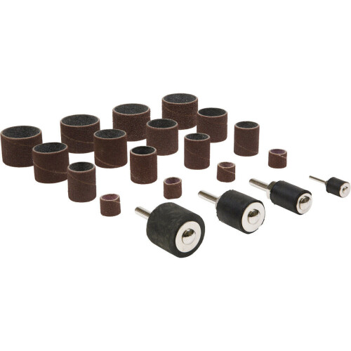 Loops 20 PACK - Spiral Band Sanding Kit - Rubber Drum & Sanding Sleeves - Various Grit 2