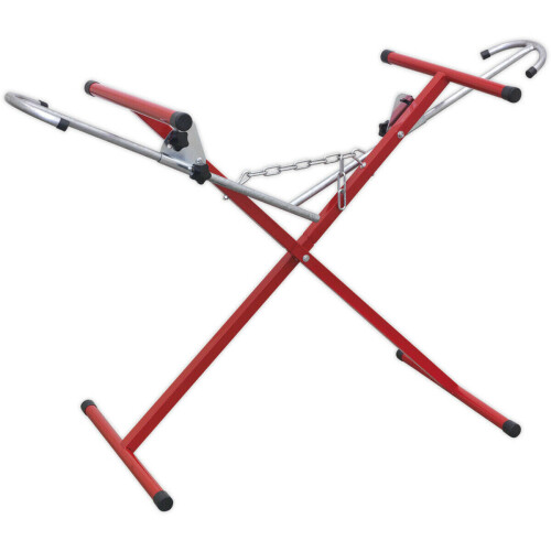 Loops Folding Bumper Panel Stand - Bodyshop Storage & Preparation Stand - Adjustable