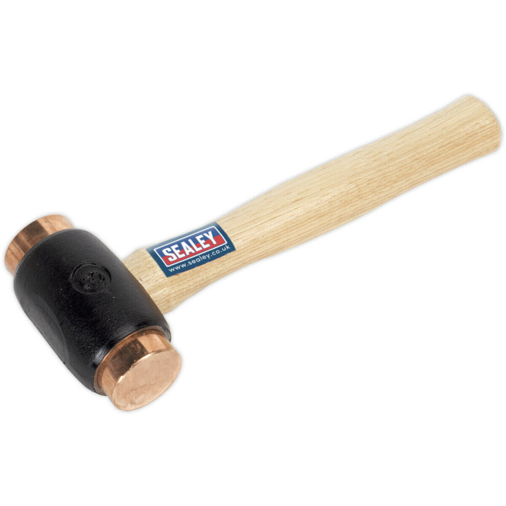 4.3lb Copper Faced Hammer - Hickory Wooden Shaft - Extra Heavy Construction-image-OPC-P8WM2R9-NEW