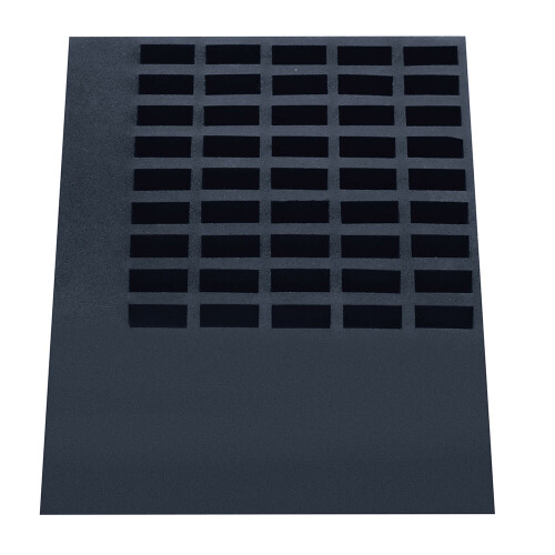Loops Threshold Edge Slip Resistant Rubber Ramp - 90 x 460 x 540mm - Easy Install 1