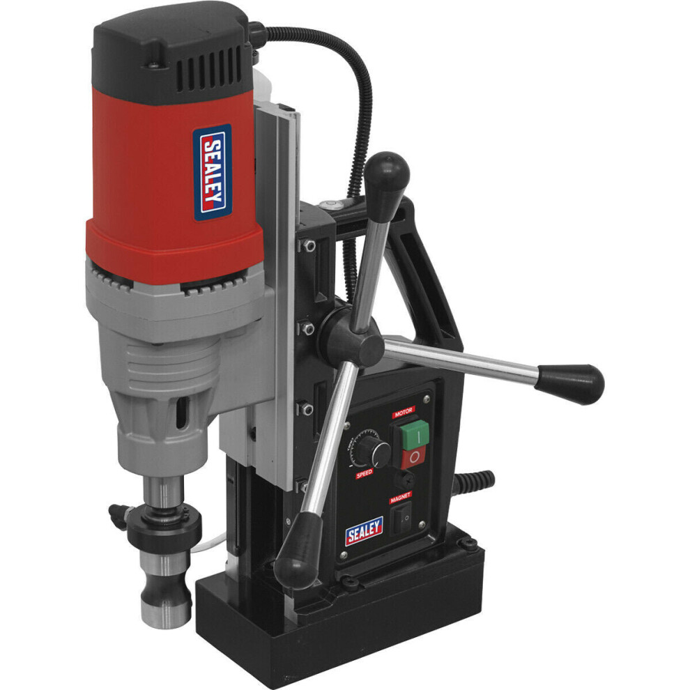 60mm Magnetic Drilling Machine - 16mm Twist Drill Chuck - Variable Speed - 230V