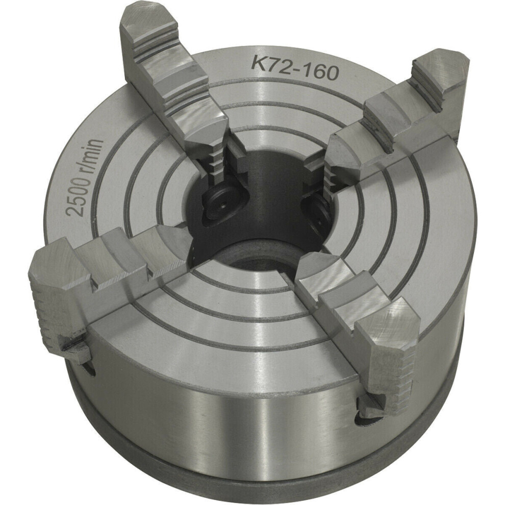 Loops 4 Jaw Independent Chuck With Back Plate - Suits Ys08834 Metalworking Lathe
