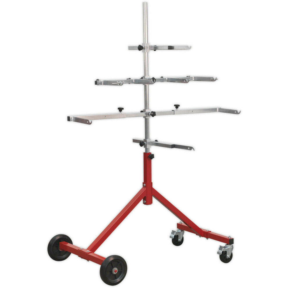 Heavy Duty Mobile Panel Stand - Doors Wings Bonnets & Bumpers - Rotating