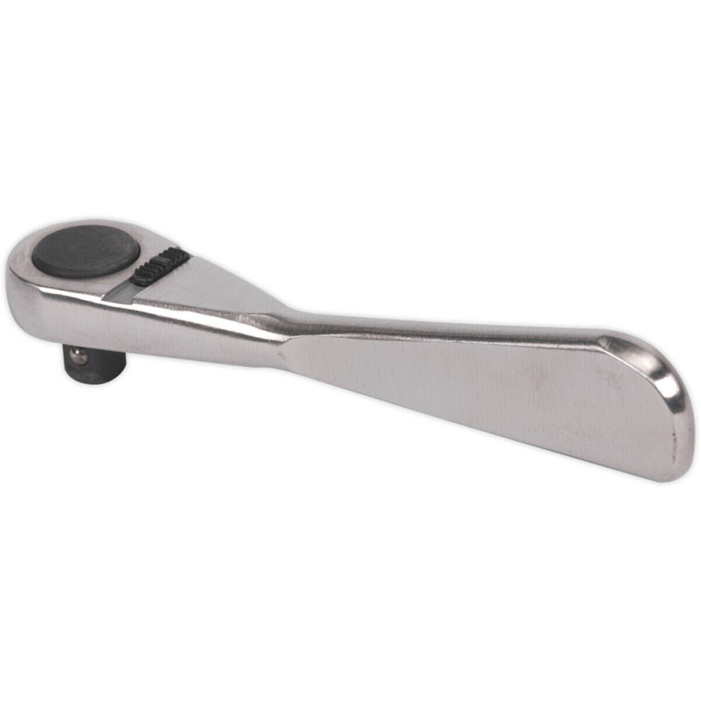 Stainless Steel Micro Ratchet Wrench - 1/4" Sq Drive - 72-Tooth - Slide Reverse 5056524251089