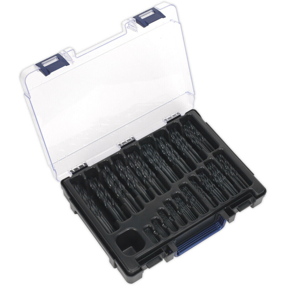 170 Piece Roll Forged Hss Drill Bit Assortment - 1Mm To 10Mm - Din 338 5056524272916