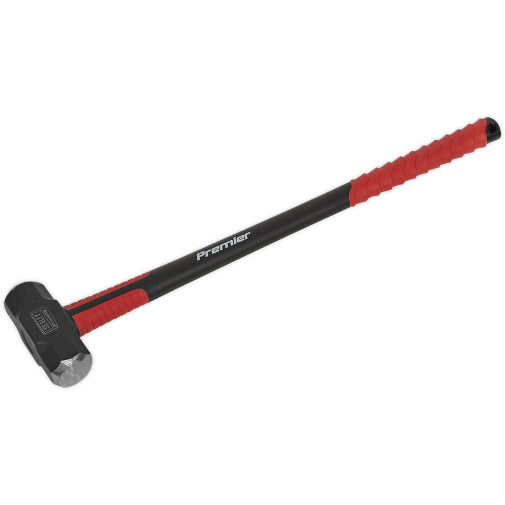 10lb Sledge Hammer - Fibreglass Handle - Rubber Grip - Fine Grained Carbon Steel-image-OPC-P8WM5CN-NEW