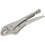 Loops 230mm Locking Pliers - Curved Deeply Serrated 45mm Jaws - Hardened Teeth 1