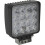 Loops Waterproof Work Light & Mounting Bracket -48W SMD LED - 108mm Square Flash Torch 1