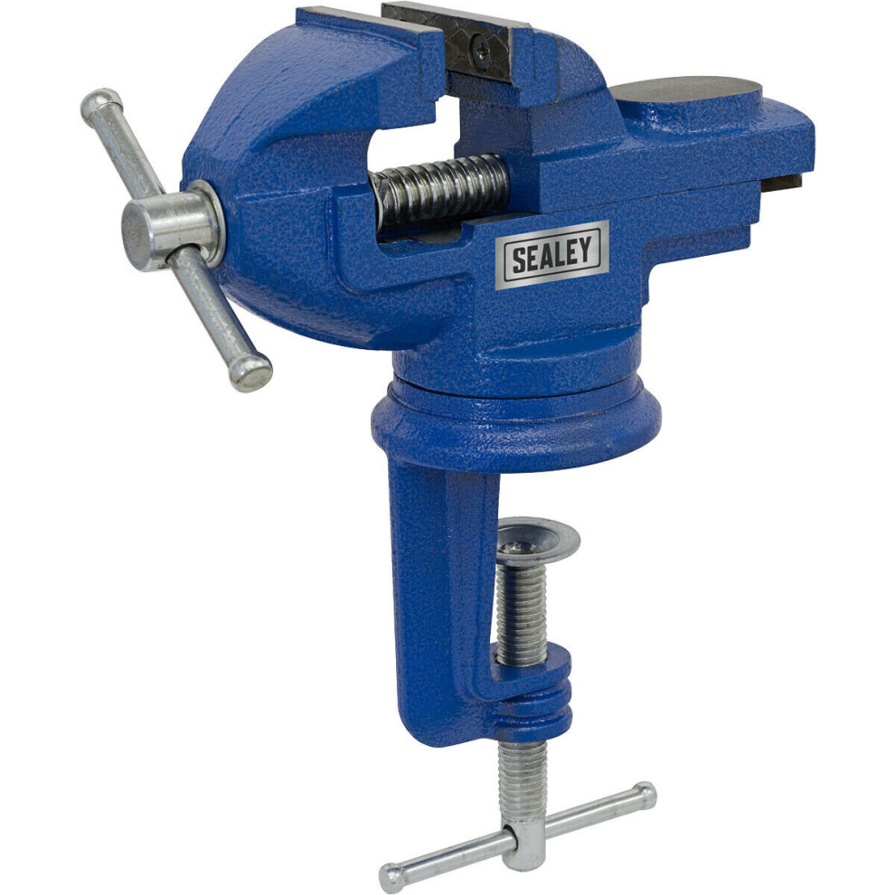 Dovetail Hobby Vice - 50Mm Jaw Opening - Swivel Base - Iron Construction 5056524270820