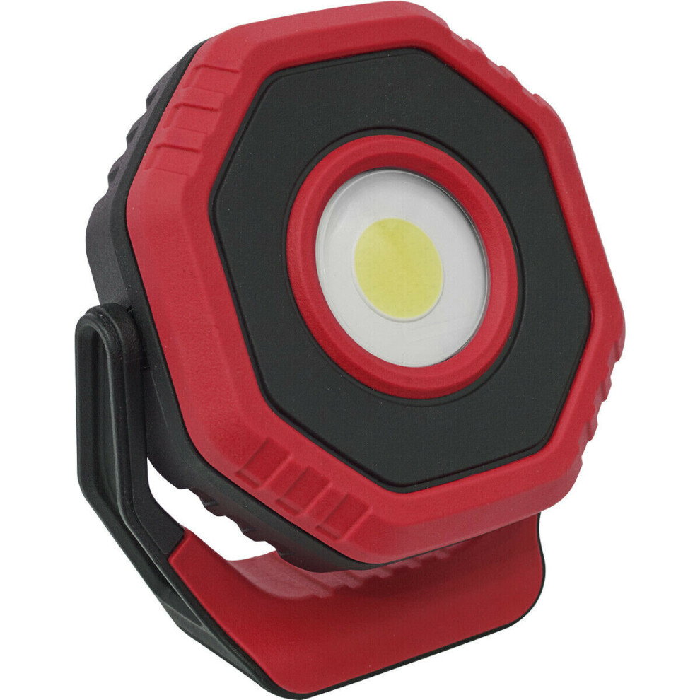 360Ã‚Â° Pocket Floodlight - 7W COB LED - Rechargeable - Magnetic Base - Red