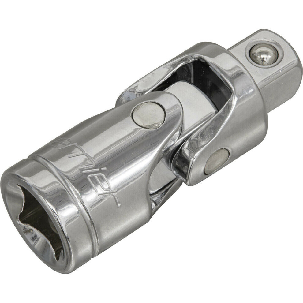 Loops 3/8" Square Drive Universal Joint - Double Pin Moving Angled Adapter Forged