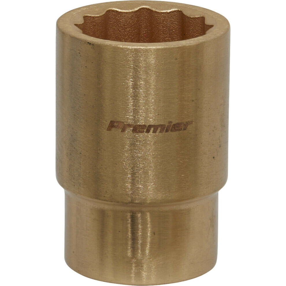 20mm Non-Sparking WallDrive Socket - 1/2" Square Drive - Beryllium Copper